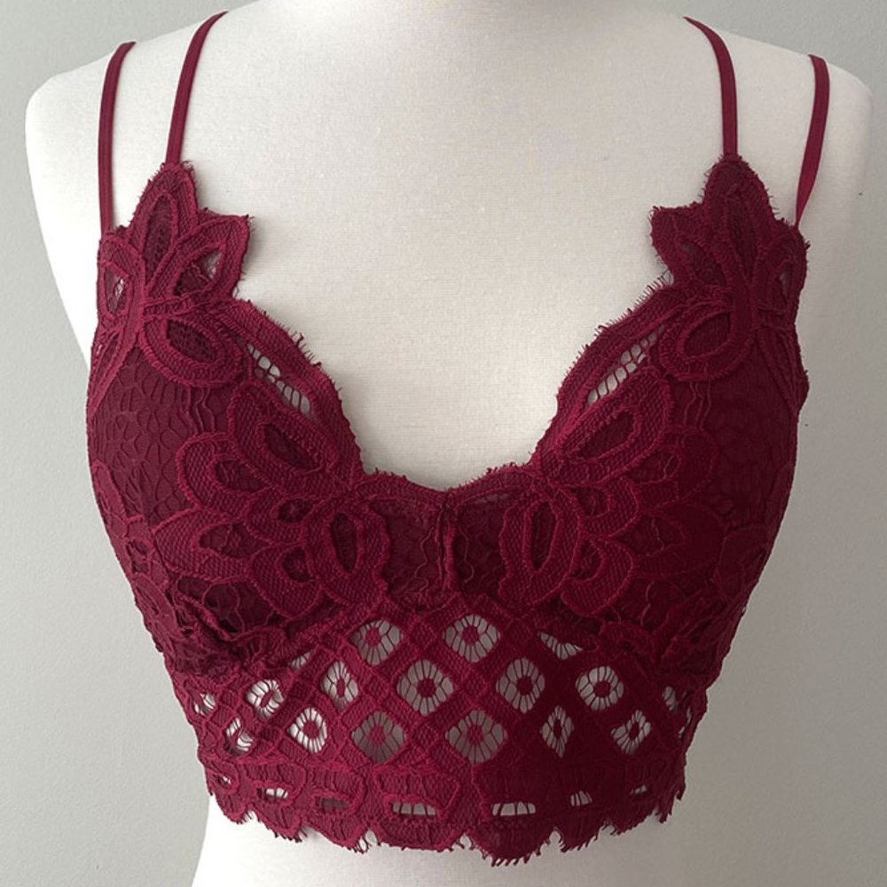 Anemone Women's Sexy Comfortable Lace Bralette